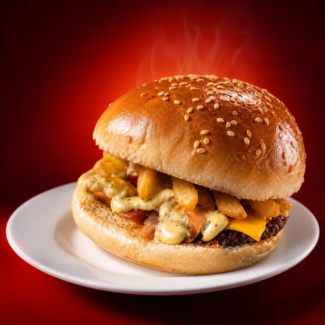 Comida rápida de Súper Pollo.