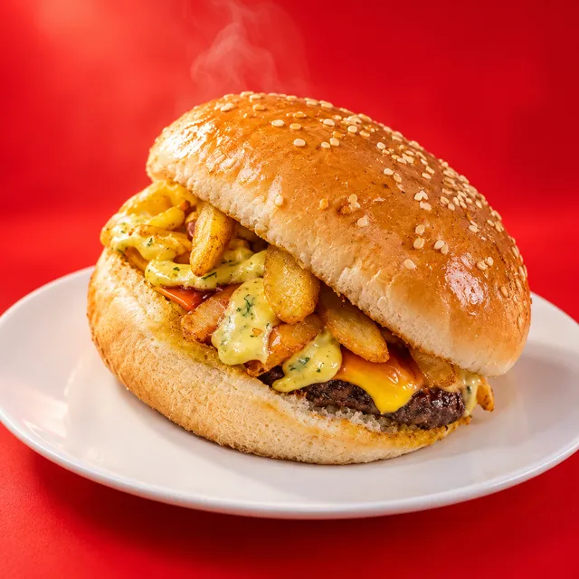 Comida rápida de Súper Pollo.